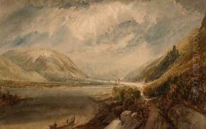 Junction of the Rhine and the Lahn by Joseph Mallord William Turner
