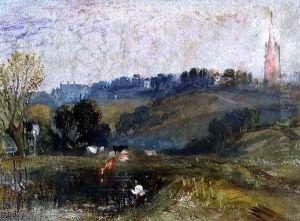Landscape near Petworth, c.1828 by Joseph Mallord William Turner