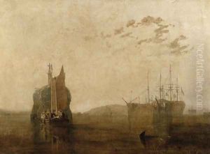 Hulks on the Tamar, c.1812 by Joseph Mallord William Turner