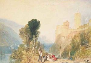 Dartmouth Castle, 1824 by Joseph Mallord William Turner