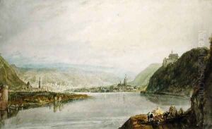 Remagen and Linz, 1817 by Joseph Mallord William Turner