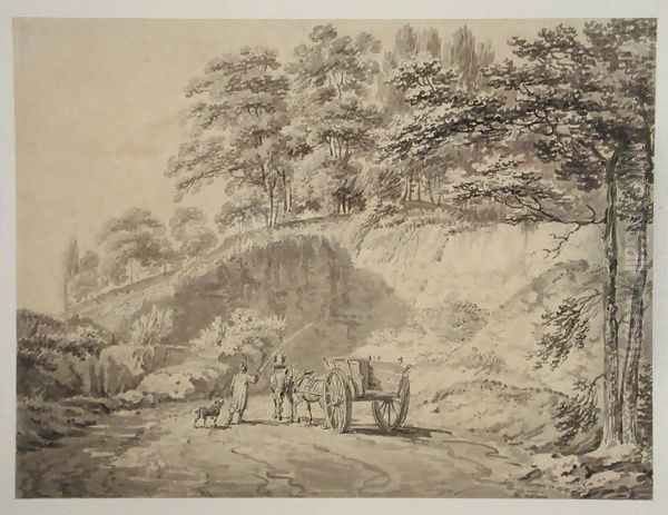 Man with Horse and Cart Entering a Quarry, c.1797 - view 1