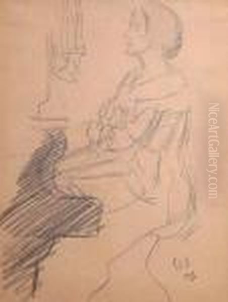 'femme Assise - view 1