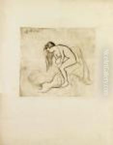 Femme Au Tub by Suzanne Valadon