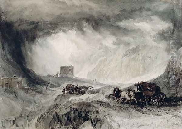 The Passage of Mount Cenis - view 1