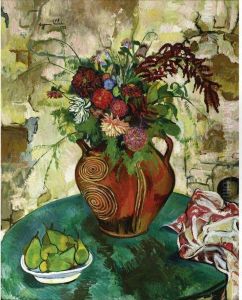 Nature Morte Aux Fleurs Et Fruits by Suzanne Valadon