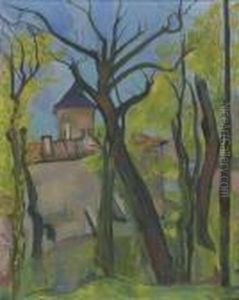 Paysage A Saint-bernard (ain) by Suzanne Valadon