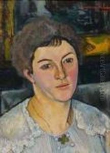 Portrait De Femme by Suzanne Valadon
