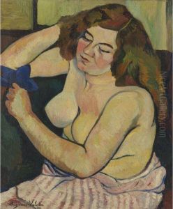 Torse Au Ruban Bleu
