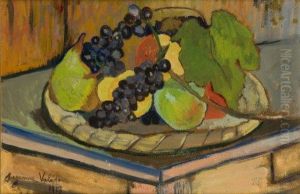 Nature Morte Au Panier De Fruits by Suzanne Valadon
