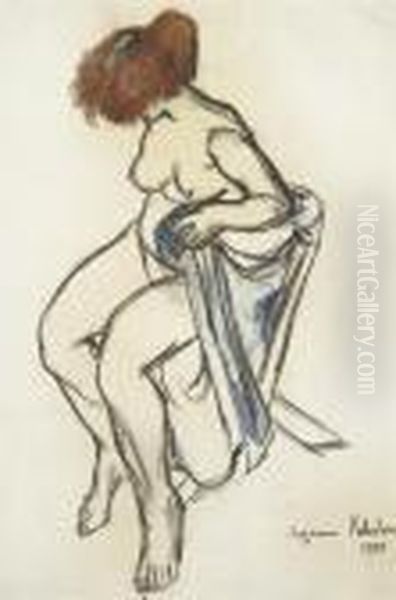 Femme Nue Assise - view 1