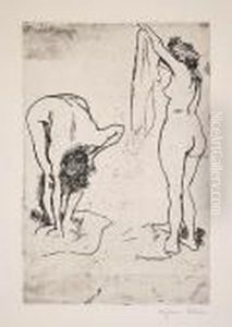 Femmes S'essuyant