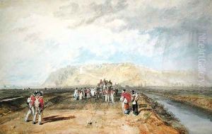 Winchelsea, Sussex, from the Rye Road by Joseph Mallord William Turner