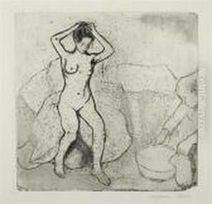 Young Woman At Her Toilette by Suzanne Valadon