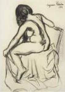 Nu Assis by Suzanne Valadon