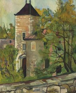 Tour Du Chateau De Saint-bernard by Suzanne Valadon