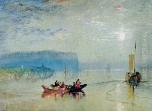 Scene on the Loire, near the Coteaux de Mauves, c.1830 by Joseph Mallord William Turner