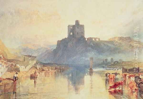 Norham Castle, 1824 - view 1