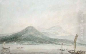 Lago Maggiore from Isola Borromena, c.1795