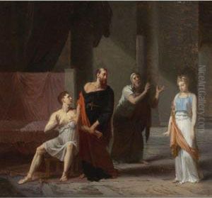 Antiochus And Stratonice by Jacques Antoine Vallin