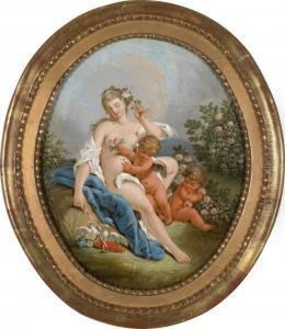 Two Mythological Scenes by Jacques Antoine Vallin