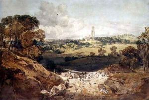 View of Fonthill from a Stone Quarry, c.1799 by Joseph Mallord William Turner