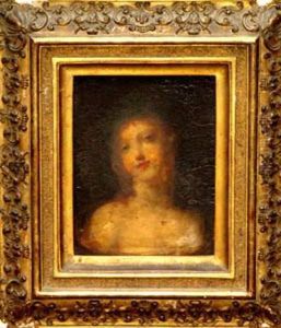Girls Portrait by Jacques Antoine Vallin