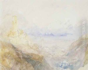 Hospenthal, Fall of St. Gothard, morning by Joseph Mallord William Turner