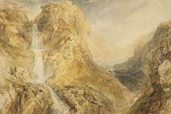 Mossdale Fall, Yorkshire, c.1816-18 - view 1