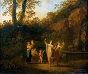 Danseuses Dans Un Paysage