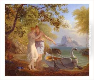 Scene Mythologique by Jacques Antoine Vallin