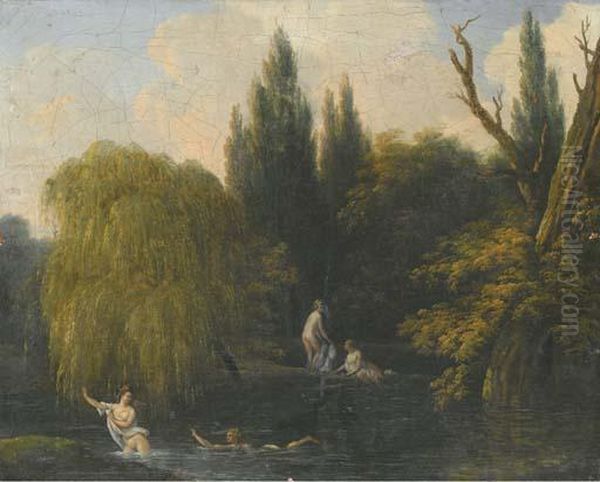 Baigneuses Dans Un Parc - view 1