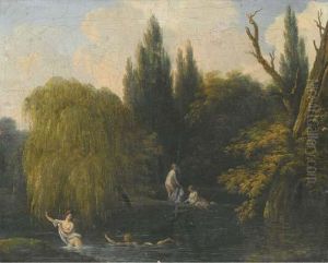 Baigneuses Dans Un Parc