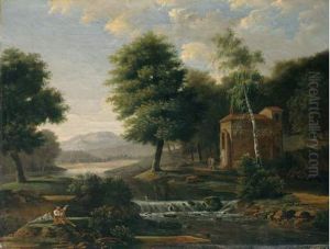 Personnages Dans Un Paysage
