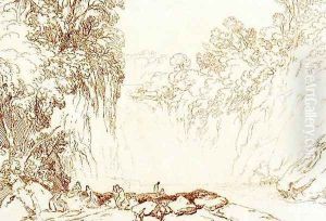The Fall of the Clyde, engraved by Charles Turner 1773-1857 1859-60 by Joseph Mallord William Turner