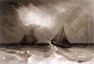 Ship and Cutter, from the Little Liber, engraved by the artist, c.1826 Ship and Cutter, from the Little Liber, engraved by the artist, c.1826