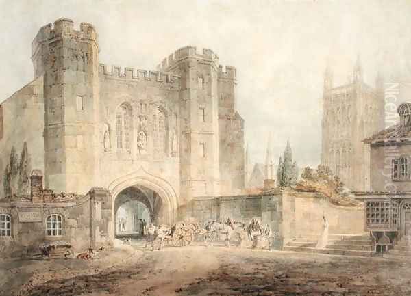 King Edgars Gate, Worcester, c.1794 - view 1