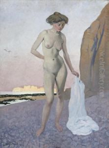 Le Bain by Felix Edouard Vallotton