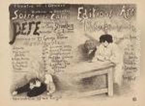 Programme For Pere By Strindberg by Felix Edouard Vallotton