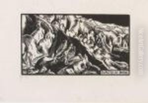 Glacier Du Rhone by Felix Edouard Vallotton