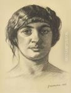 Revival Ou Portrait De Femme by Felix Edouard Vallotton