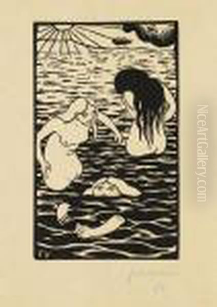 Les Trois Baigneuses. - view 1