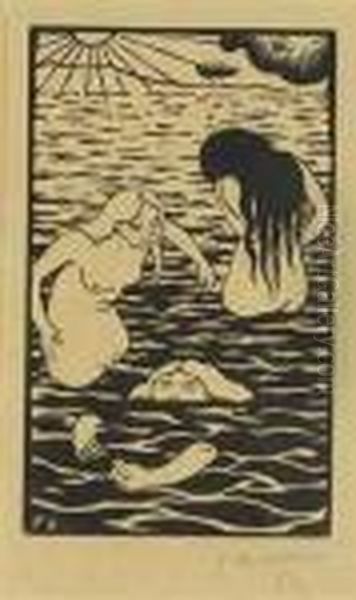 Les Trois Baigneuses - view 1