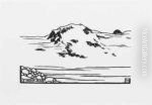 Le Mont-rose by Felix Edouard Vallotton