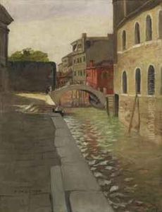 Rio Della Salute, Venise by Felix Edouard Vallotton
