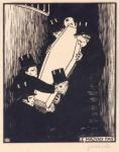 Le Mouvais Pas by Felix Edouard Vallotton