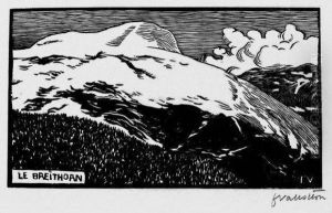 Le Breithorn by Felix Edouard Vallotton