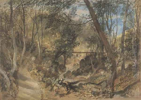 The Woodwalk, Farnley Hall, c.1818 - view 1