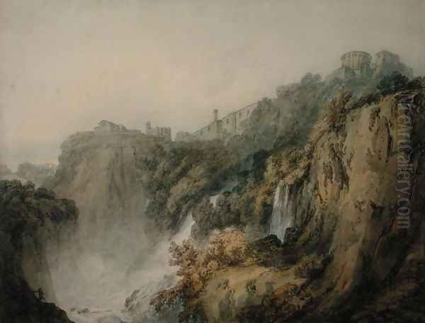 Tivoli with the Temple of the Sibyl and the Cascades, c.1796-97 - view 1