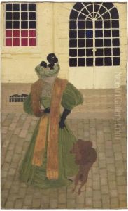 La Dame Aucaniche by Felix Edouard Vallotton